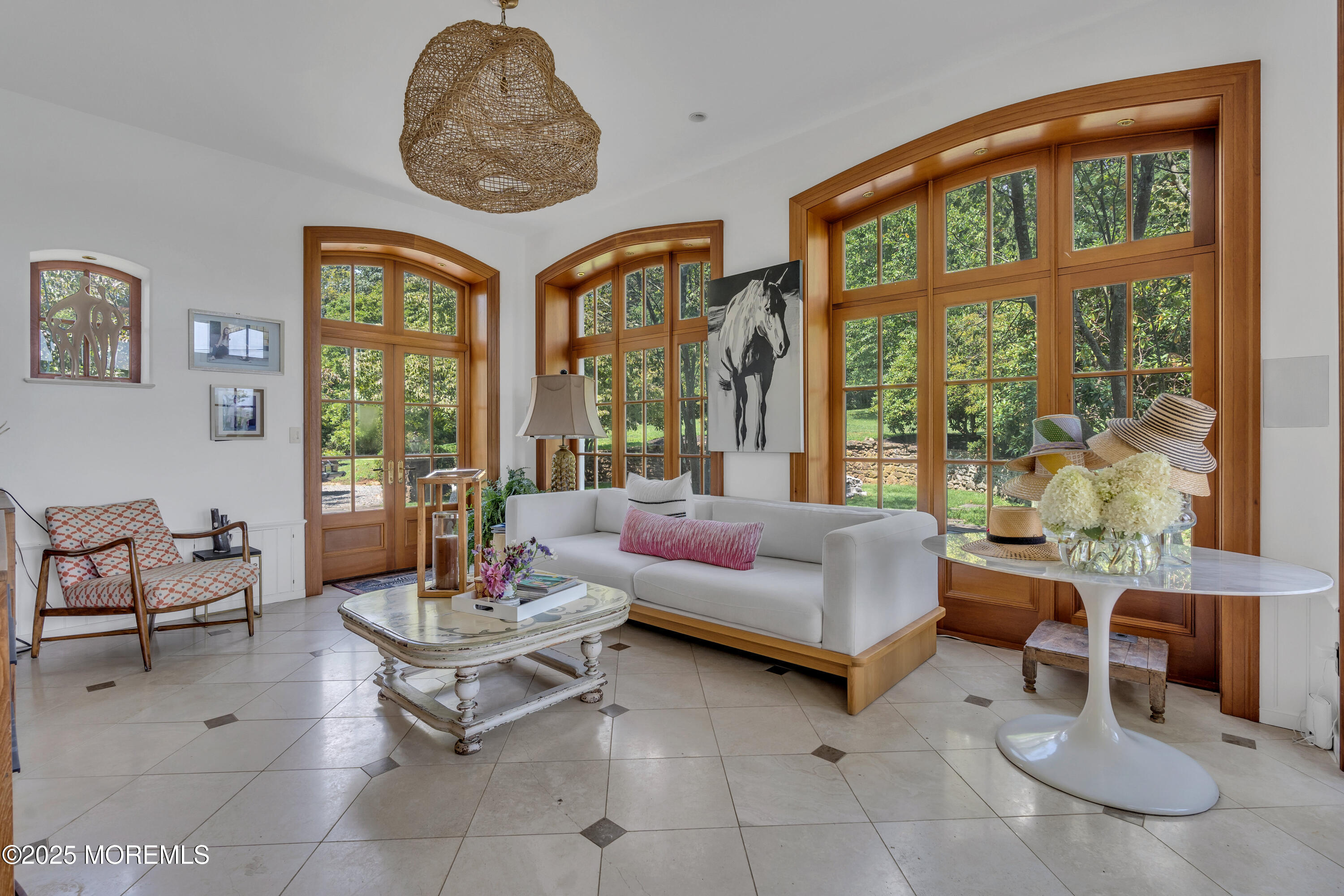809 Navesink River Road Rumson, NJ 07760 - Photo 15 of 45 a living room with furniture and a large window