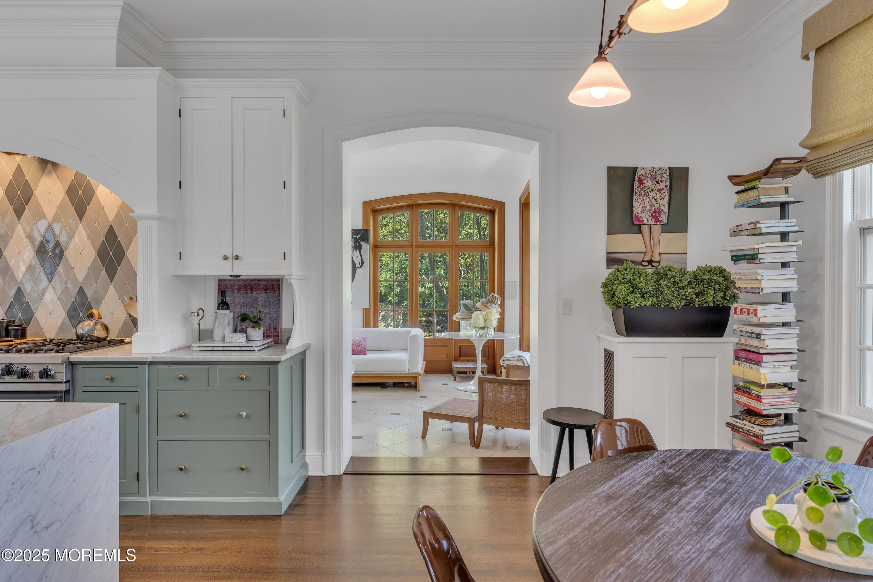 809 Navesink River Road Rumson, NJ 07760 - Photo 19 of 45 a living room with furniture and a fireplace