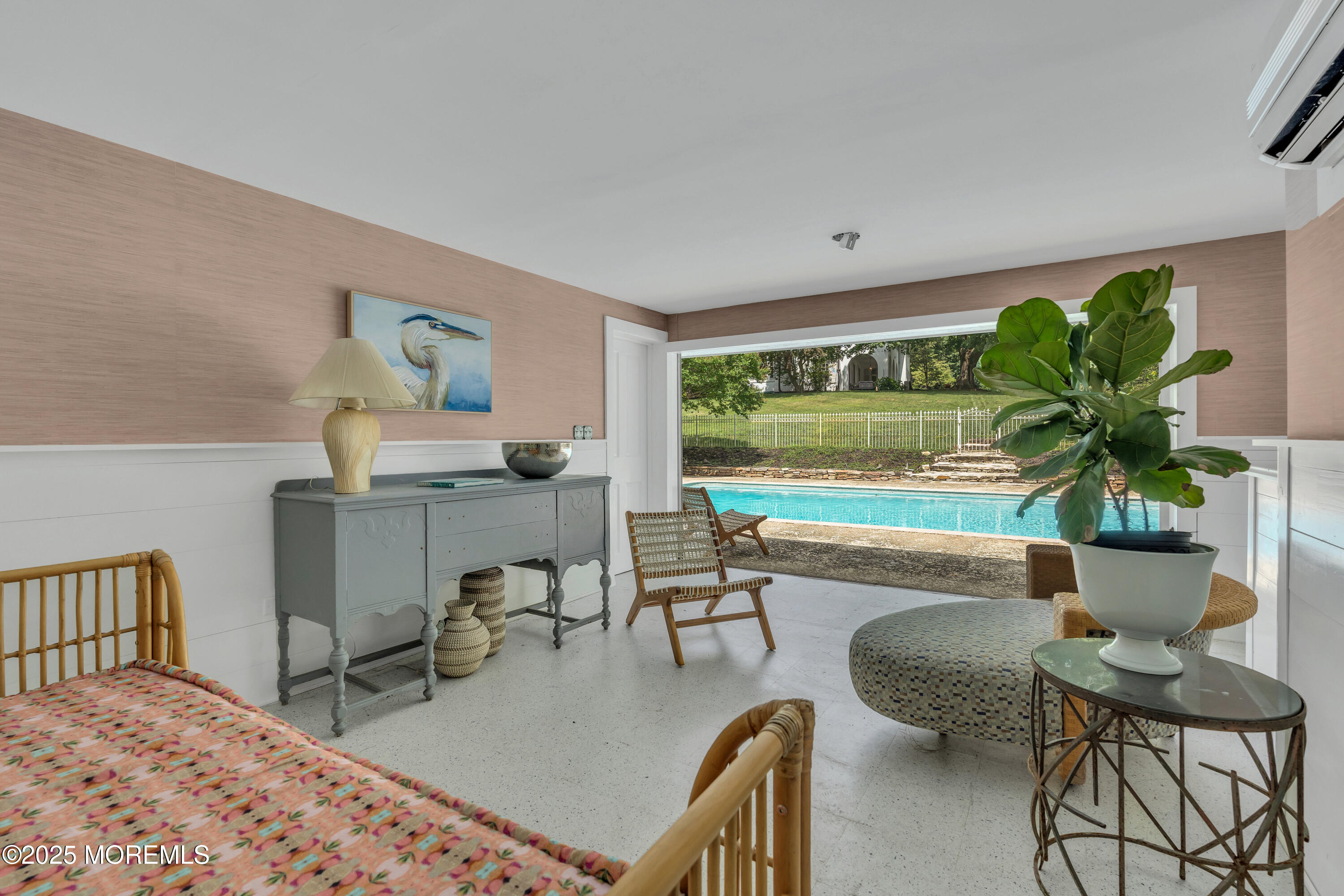 809 Navesink River Road Rumson, NJ 07760 - Photo 30 of 45 a living room with furniture and a potted plant