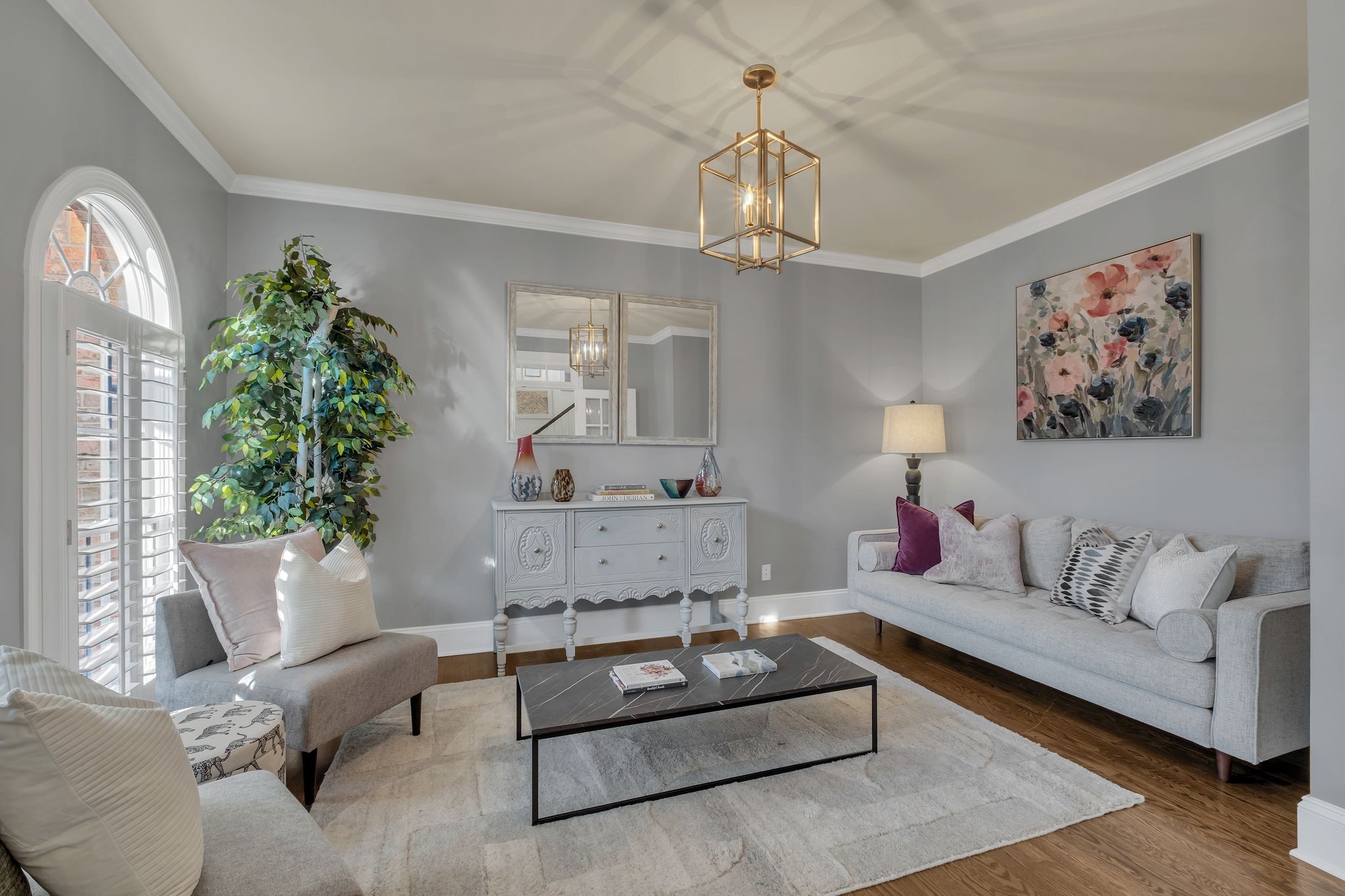 306 Rothwell Place Franklin, TN 37069 - Photo 15 of 91 a living room with furniture and a chandelier