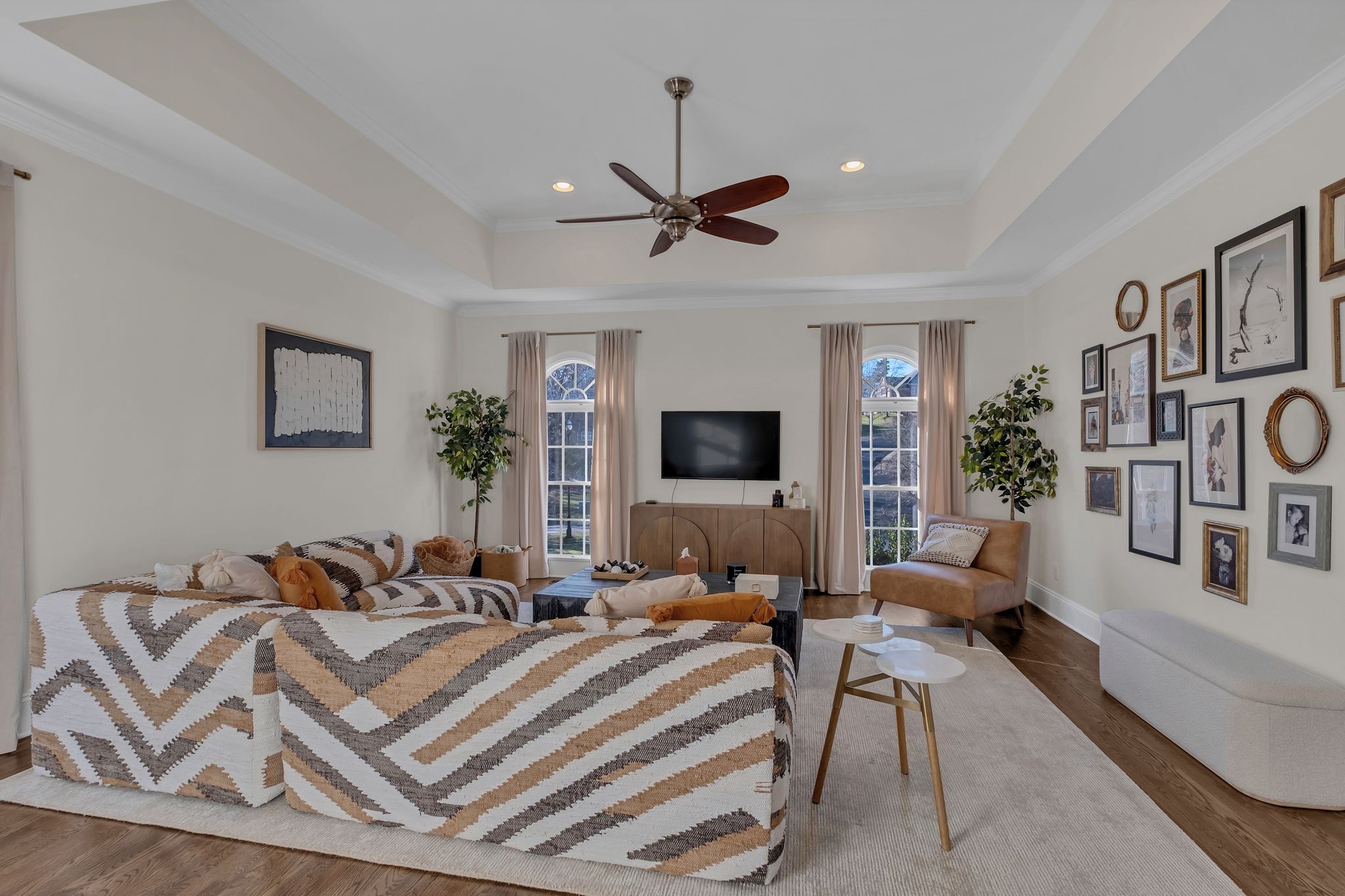 306 Rothwell Place Franklin, TN 37069 - Photo 40 of 91 a bedroom with furniture a bed and a flat screen tv