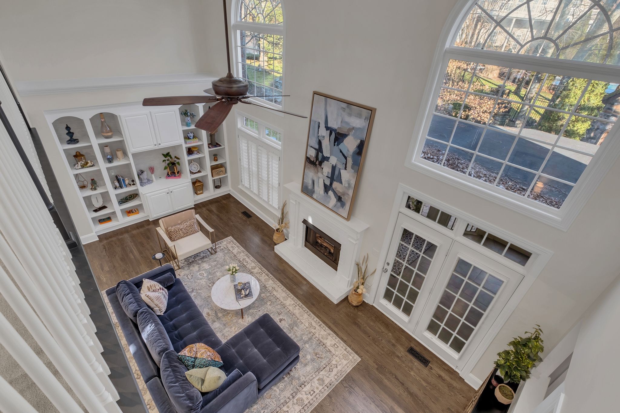 306 Rothwell Place Franklin, TN 37069 - Photo 44 of 91 a living room with furniture and a floor to ceiling window