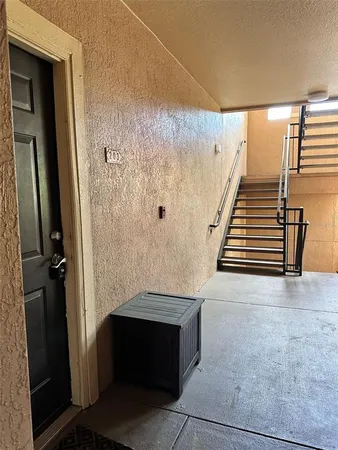 a view of a entryway