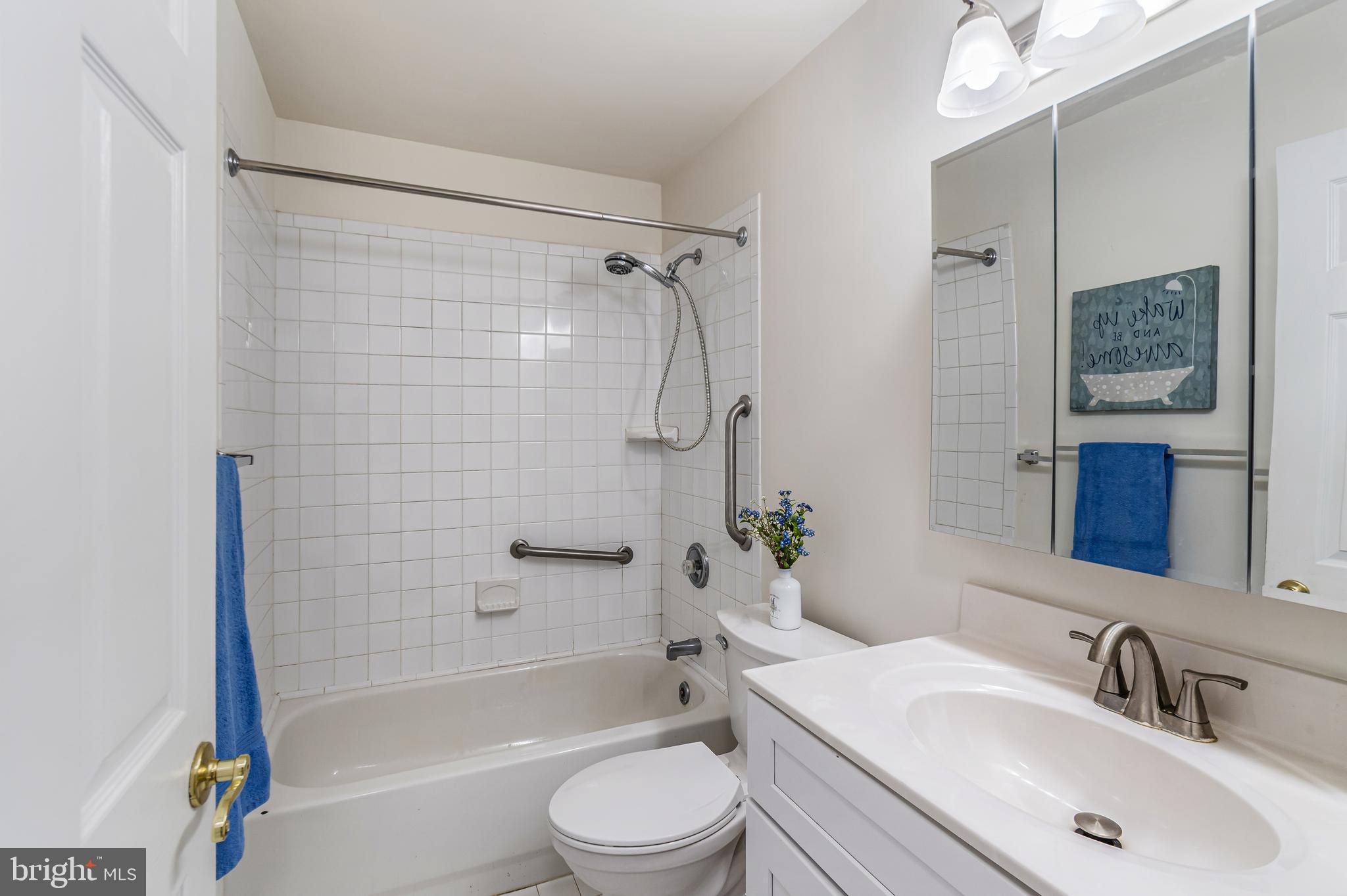 106 Mountain Road, Unit 1A Pasadena, MD 21122 - Photo 16 of 29 a bathroom with a sink toilet and shower