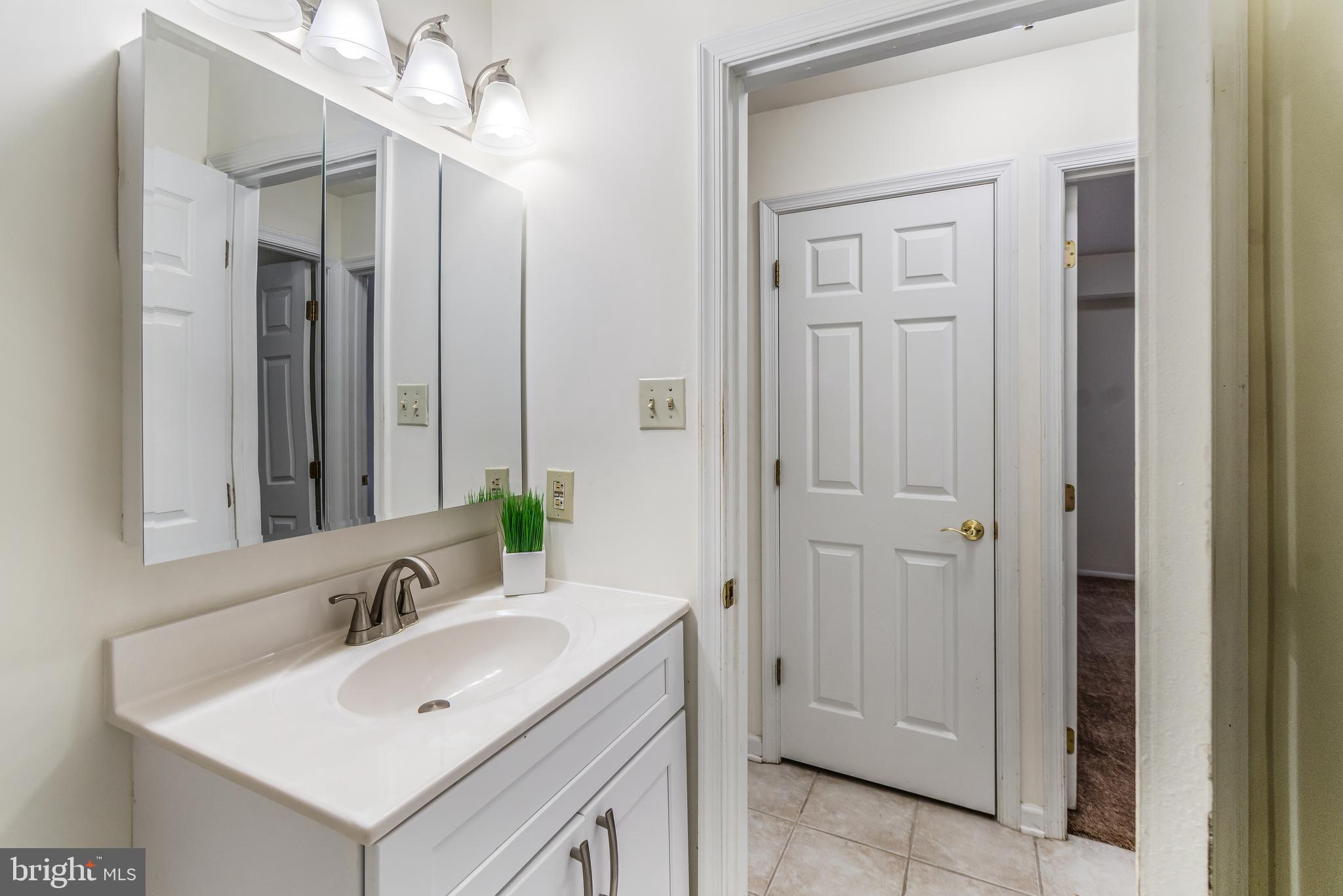 106 Mountain Road, Unit 1A Pasadena, MD 21122 - Photo 17 of 29 a bathroom with a sink and a mirror