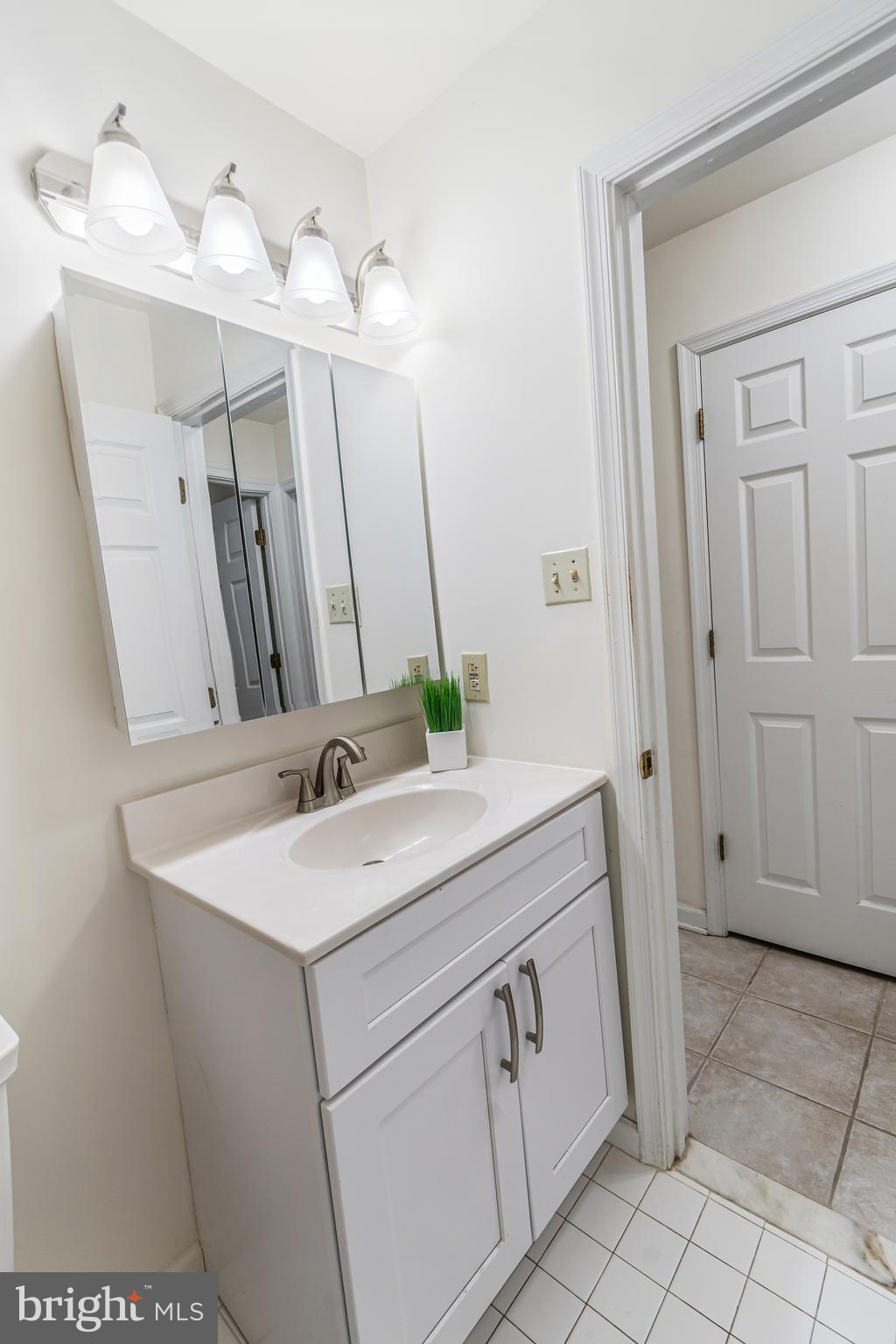 106 Mountain Road, Unit 1A Pasadena, MD 21122 - Photo 18 of 29 a bathroom with a sink and a mirror