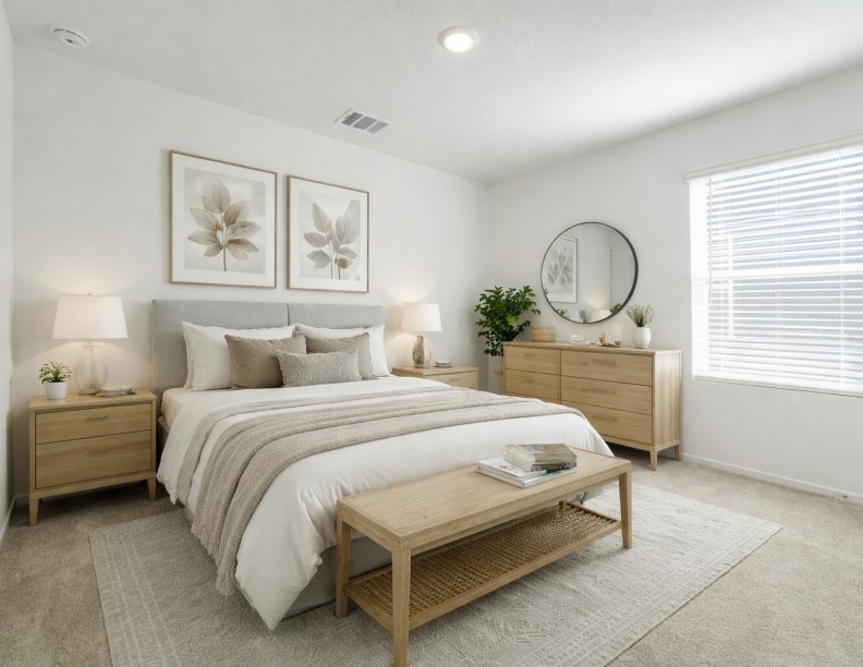 919 Pertuso Lane Huffman, TX 77336 - Photo 21 of 24 a spacious bedroom with a bed and window