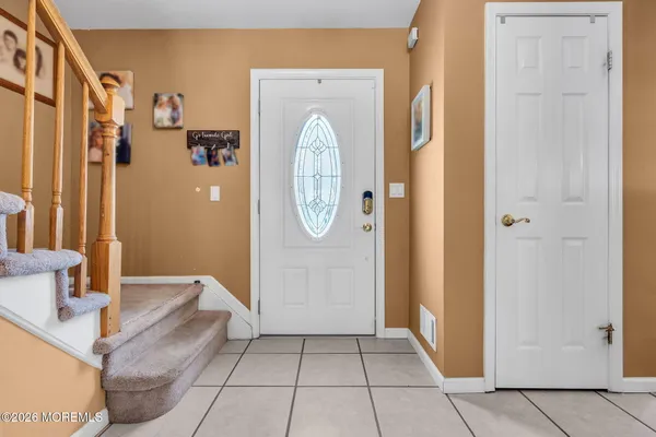 a view of a hallway with elevator