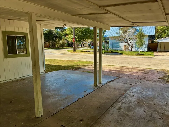 a view of swimming pool with an outdoor space