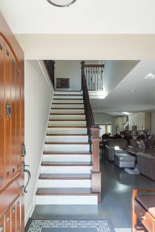 a view of entryway and hall