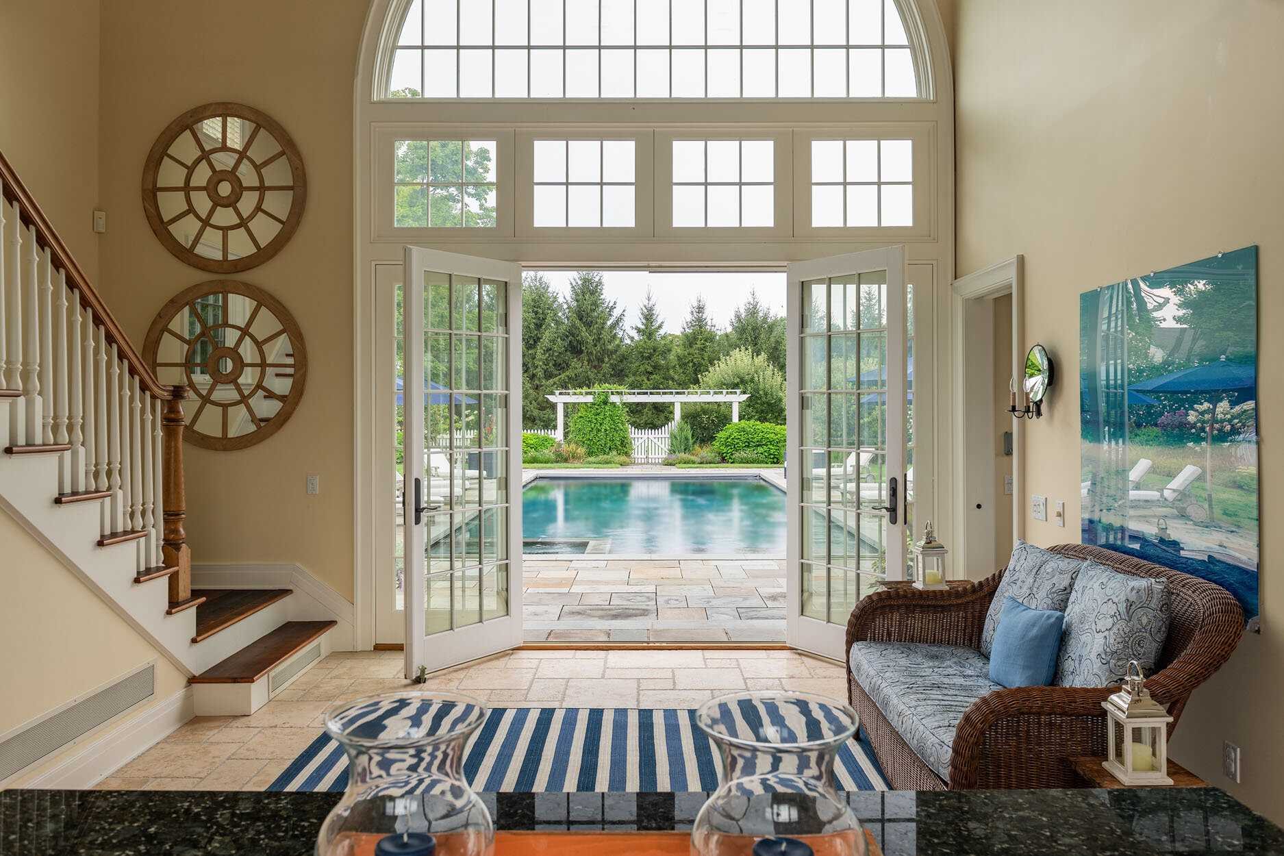 140 Sunset Trail Clinton, NY 12514 - Photo 23 of 30 a living room with furniture a table and a large window