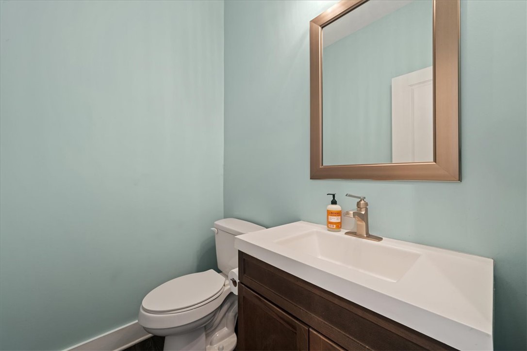 212 Winding Lane Seneca, SC 29672 - Photo 13 of 47 This sleek bathroom features a contemporary vanity with clean lines.