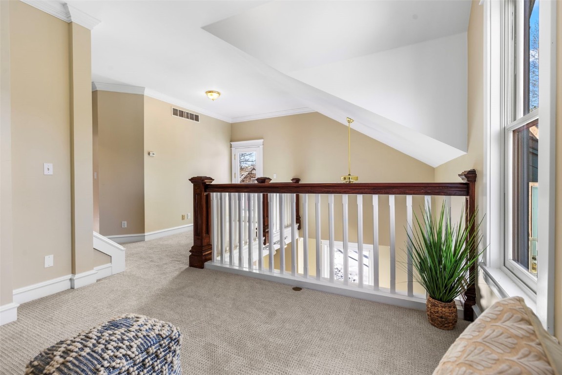 192 Wellington Road Breckenridge, CO 80424 - Photo 21 of 50 Hall featuring carpet flooring and ornamental molding