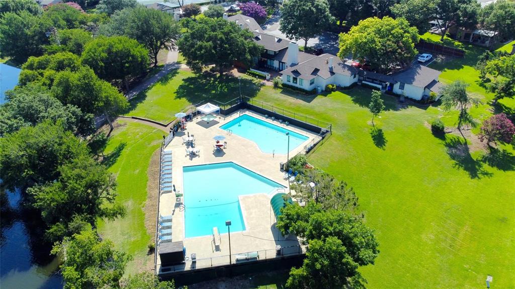 2816 Quail Ridge Drive Carrollton, TX 75006 - Photo 30 of 33 Aerial view of a pool area