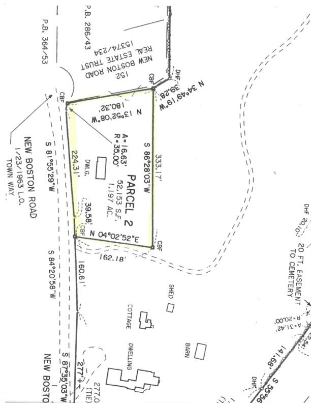 142 New Boston Road Dennis, MA 02638 - Photo 3 of 4 Plot Plan