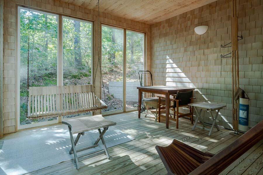 45 Old Long Pond Road Wellfleet, MA 02667 - Photo 12 of 47 a dining room with furniture and wooden floor