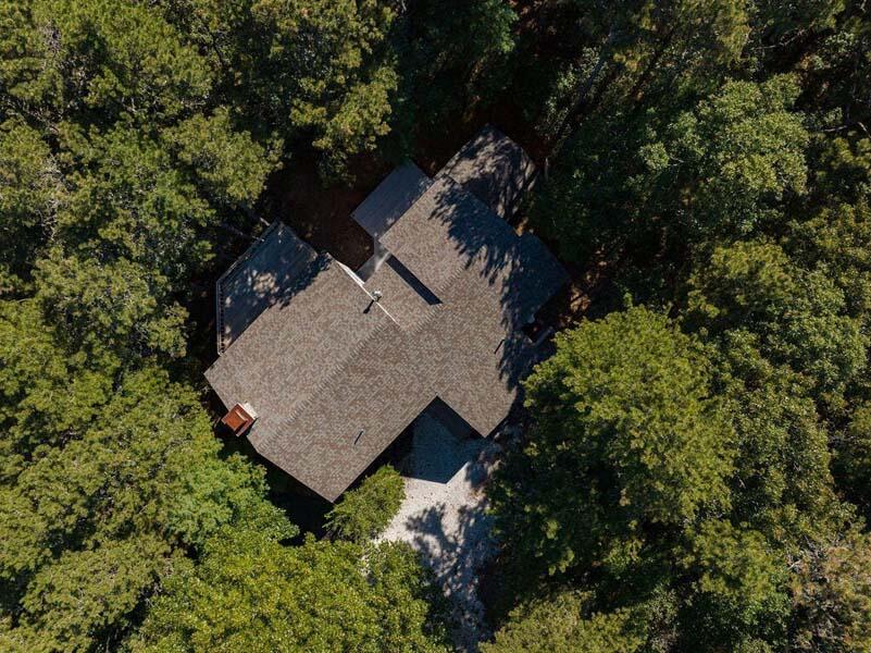 45 Old Long Pond Road Wellfleet, MA 02667 - Photo 43 of 47 an aerial view of a house with a yard basket ball court and outdoor seating