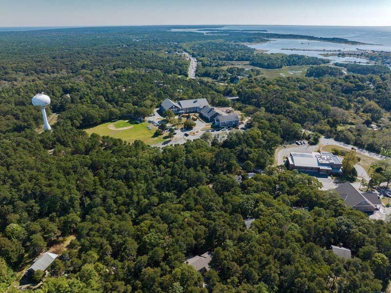 45 Old Long Pond Road Wellfleet, MA 02667 - Photo 45 of 47 an aerial view of a house with a yard