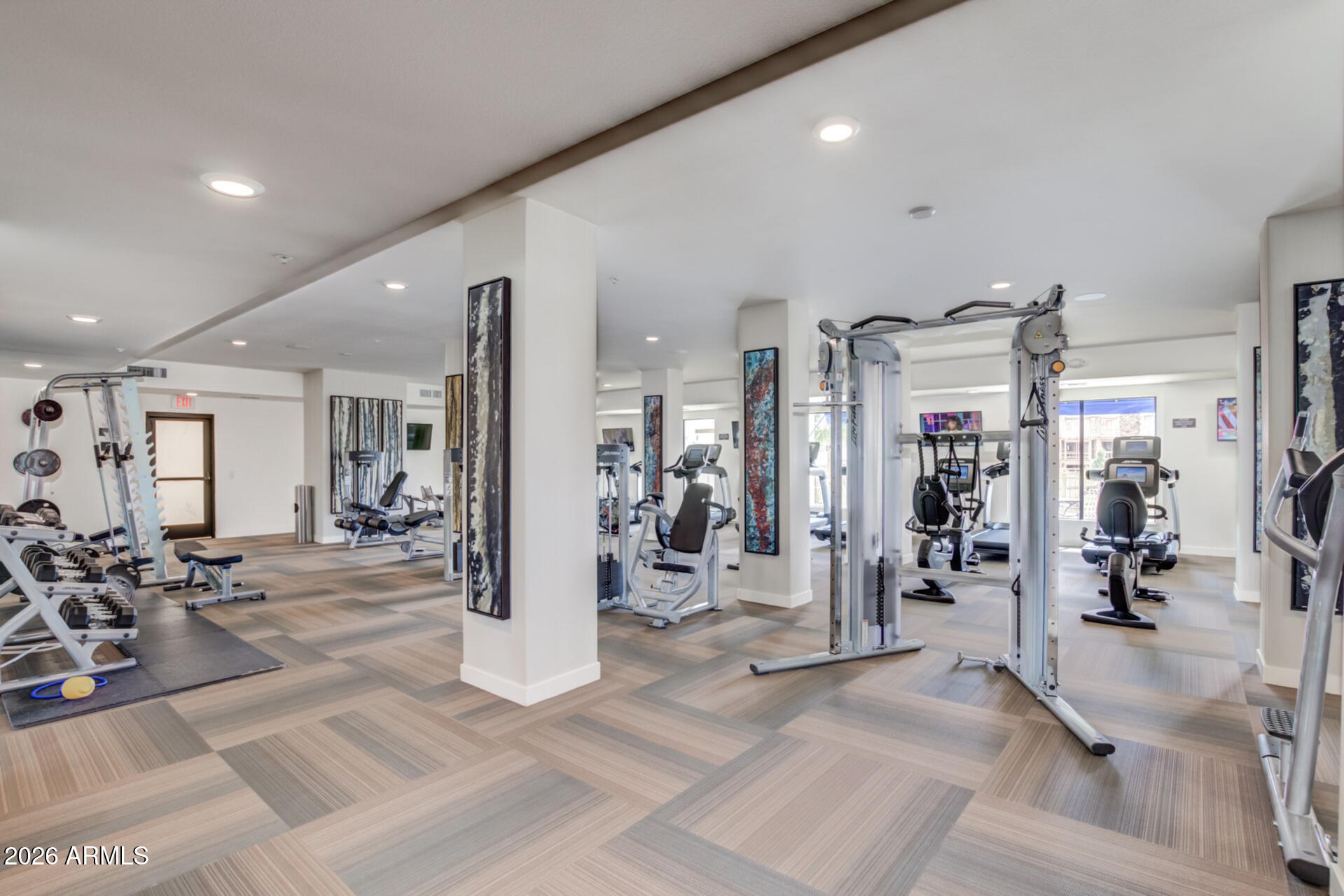 2511 West Queen Creek Road, Unit 223 Chandler, AZ 85248 - Photo 43 of 61 a view of a room with gym equipment