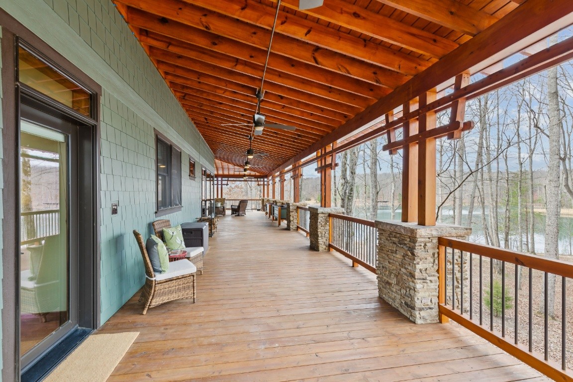394 Myers Point Road Sewanee, TN 37375 - Photo 33 of 44 a view of a porch with wooden floor