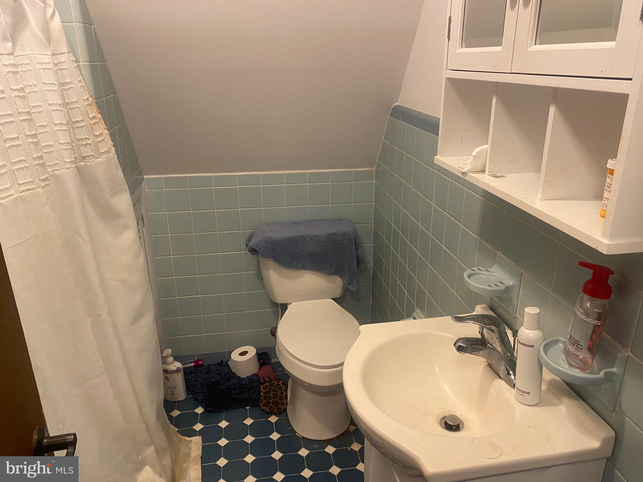 22502 Atlanta Road Seaford, DE 19973 - Photo 8 of 13 a bathroom with a sink a toilet and a mirror