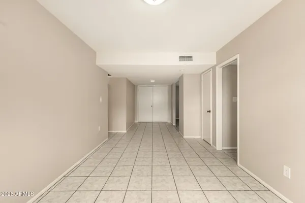 a view of an empty room