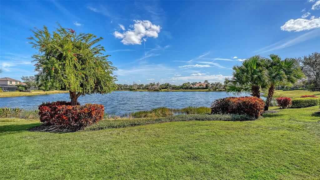 12759 Del Corso Loop Bradenton, FL 34211 - Photo 43 of 74 a view of a backyard with table and chairs and potted plants
