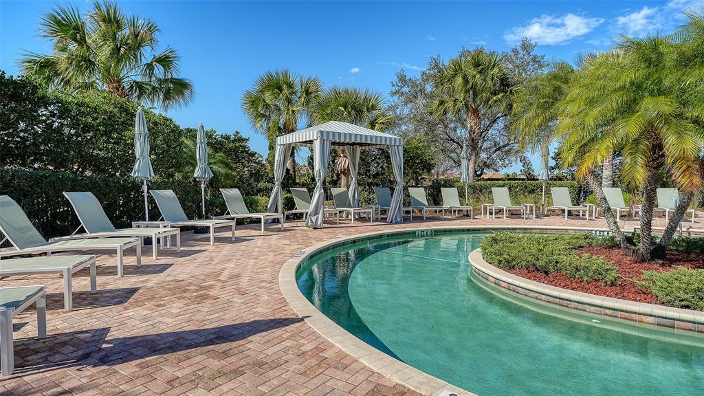 12759 Del Corso Loop Bradenton, FL 34211 - Photo 59 of 74 a view of a swimming pool with a patio