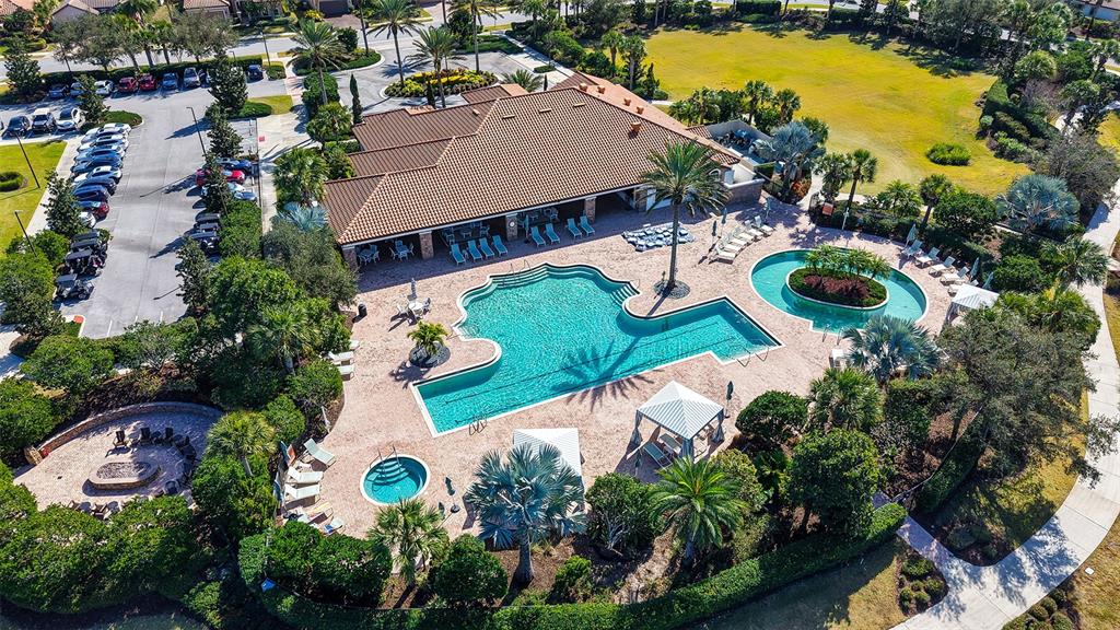 12759 Del Corso Loop Bradenton, FL 34211 - Photo 67 of 74 an aerial view of residential houses with outdoor space and swimming pool