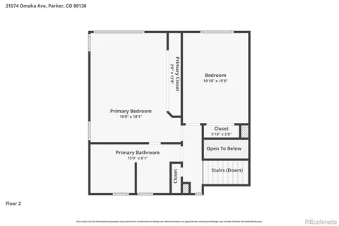 $575,000 | 21574 Omaha Avenue, Parker, CO 80138