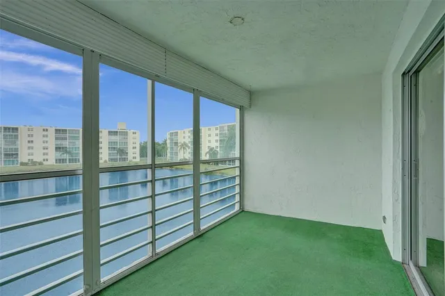 a view of a large window