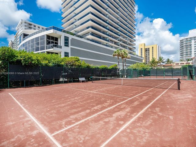 a view of a city with tall buildings