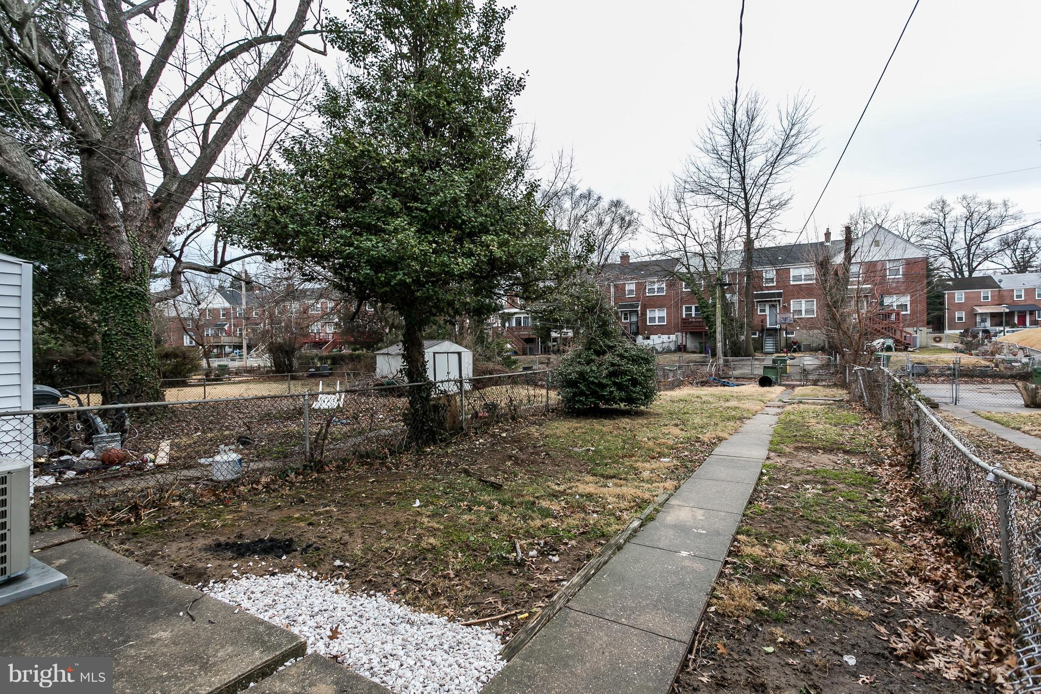 1033 Reverdy Road Baltimore, MD 21212 - Photo 28 of 29 a backyard of a house with lots of green space