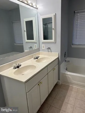 a bathroom with a sink and a bathtub