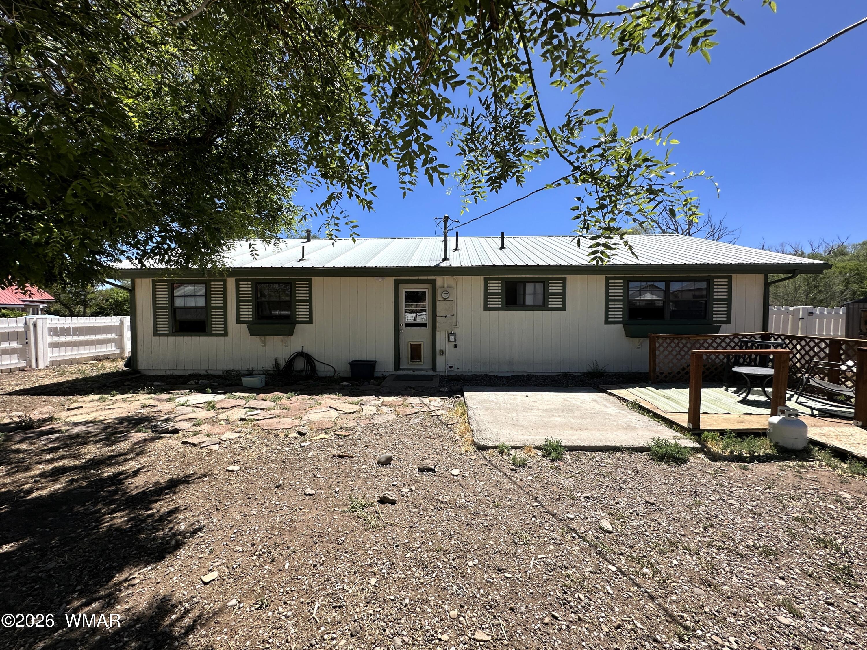 141 North Becker Lake Road Springerville, AZ 85938 - Photo 21 of 25 BACK PATIO AREA