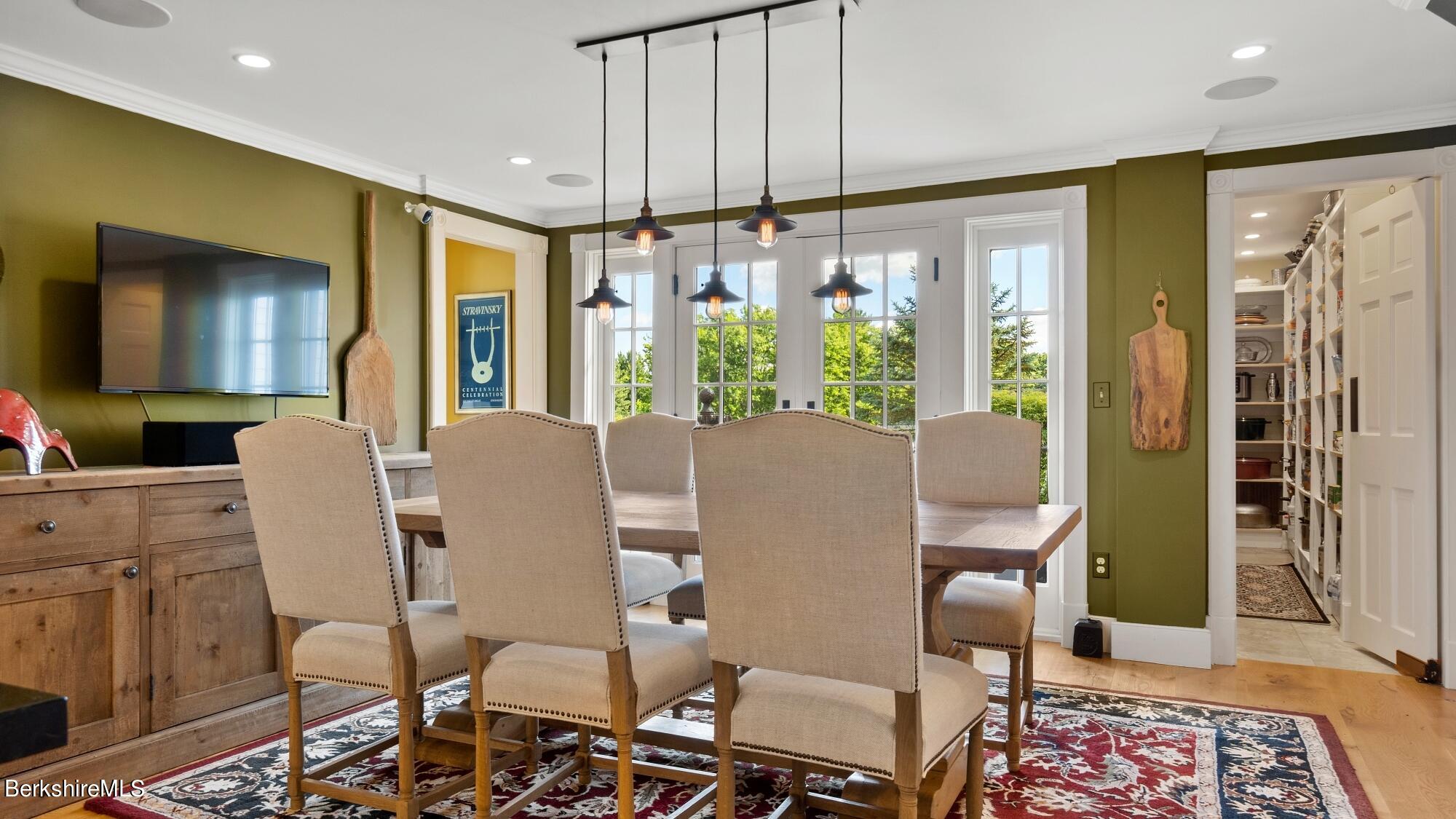 500 Devon Road Lee, MA 01238 - Photo 41 of 59 a view of a dining room with furniture window and outside view