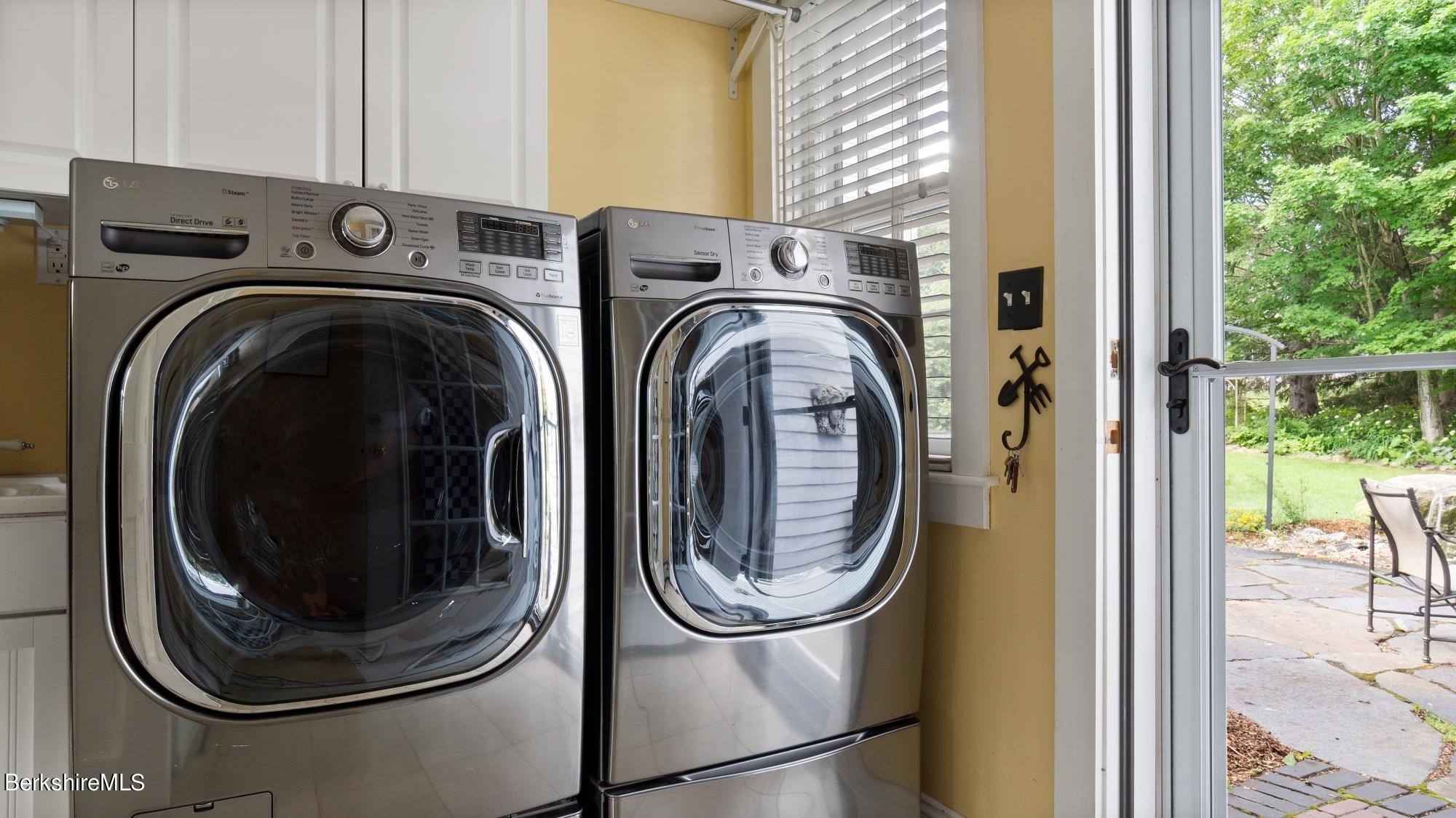 500 Devon Road Lee, MA 01238 - Photo 46 of 59 a utility room with dryer and washer