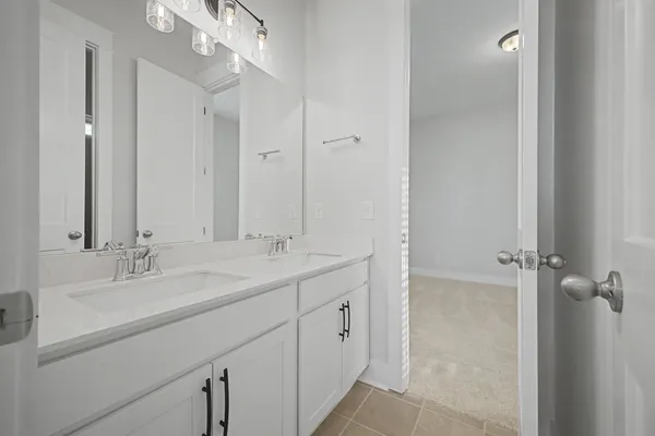 a bathroom with a shower and toilet