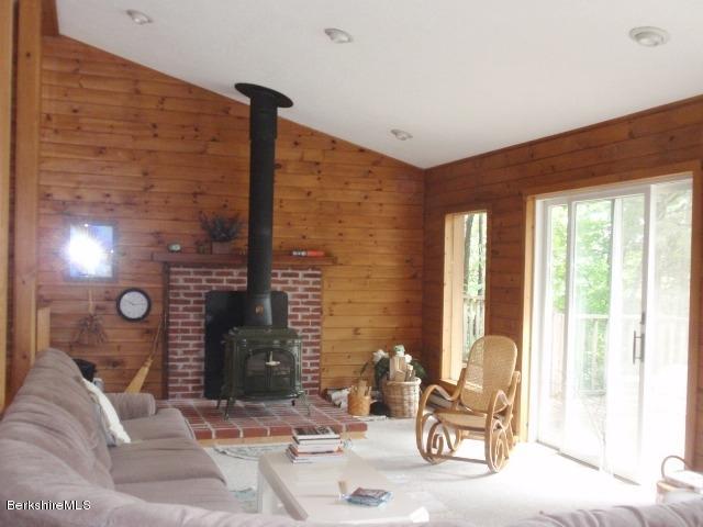 155 Bonny Rigg Hill Road Becket, MA 01223 - Photo 7 of 21 a living room with patio area