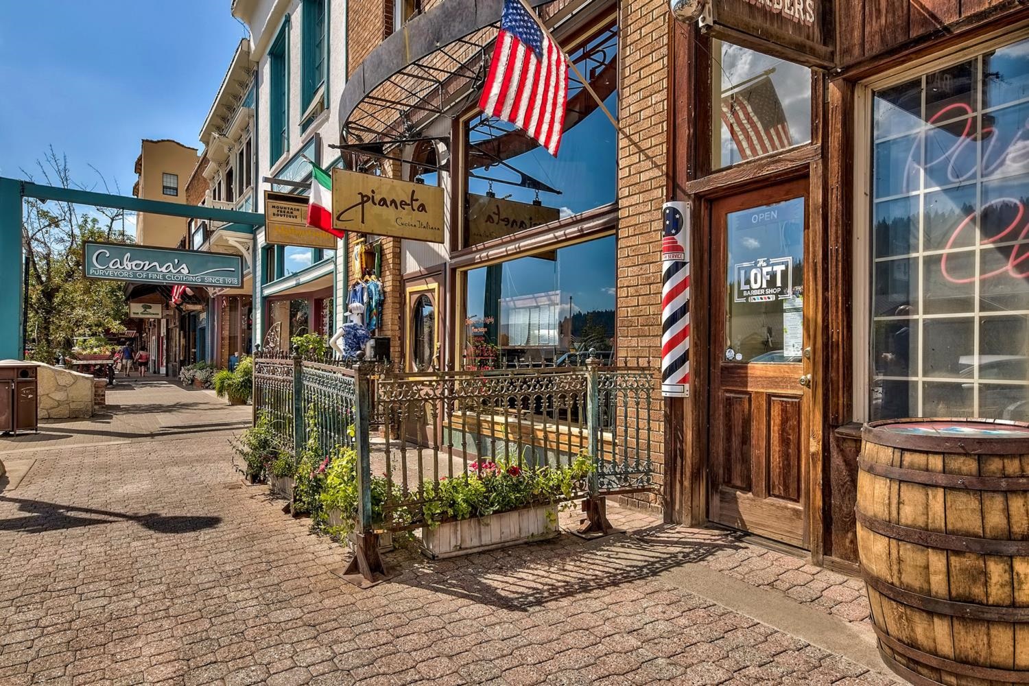 10008 High Street Truckee, CA 96161 - Photo 10 of 28 a view of shops on a street