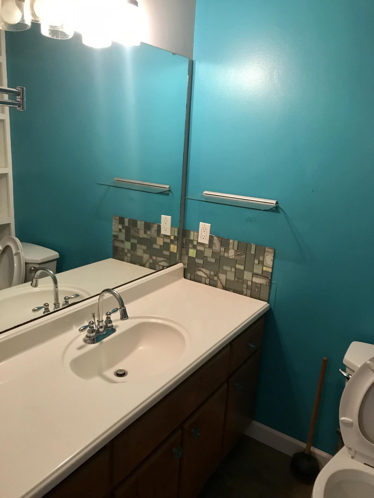 47 Ruby Circle Mary Esther, FL 32569 - Photo 15 of 30 a bathroom with a sink and a mirror