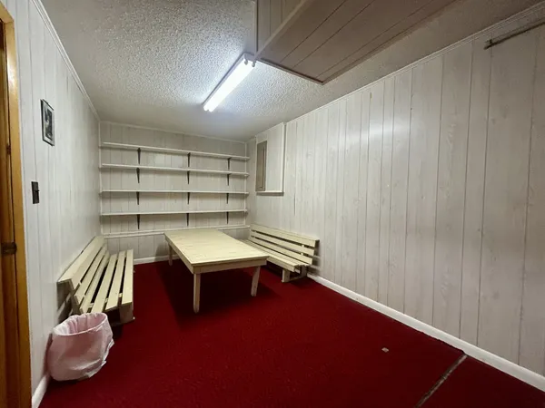 a view of storage and utility room