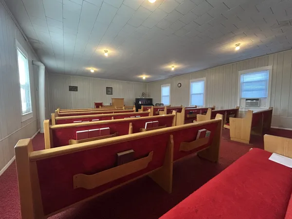 a large room with lots of counter space