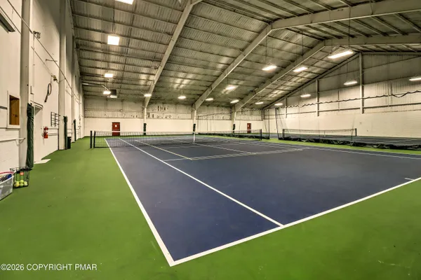 a view of a tennis court