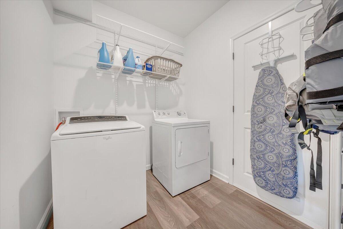 1373 Thomason Lane Goodview, VA 24095 - Photo 41 of 89 a utility room with dryer and washer