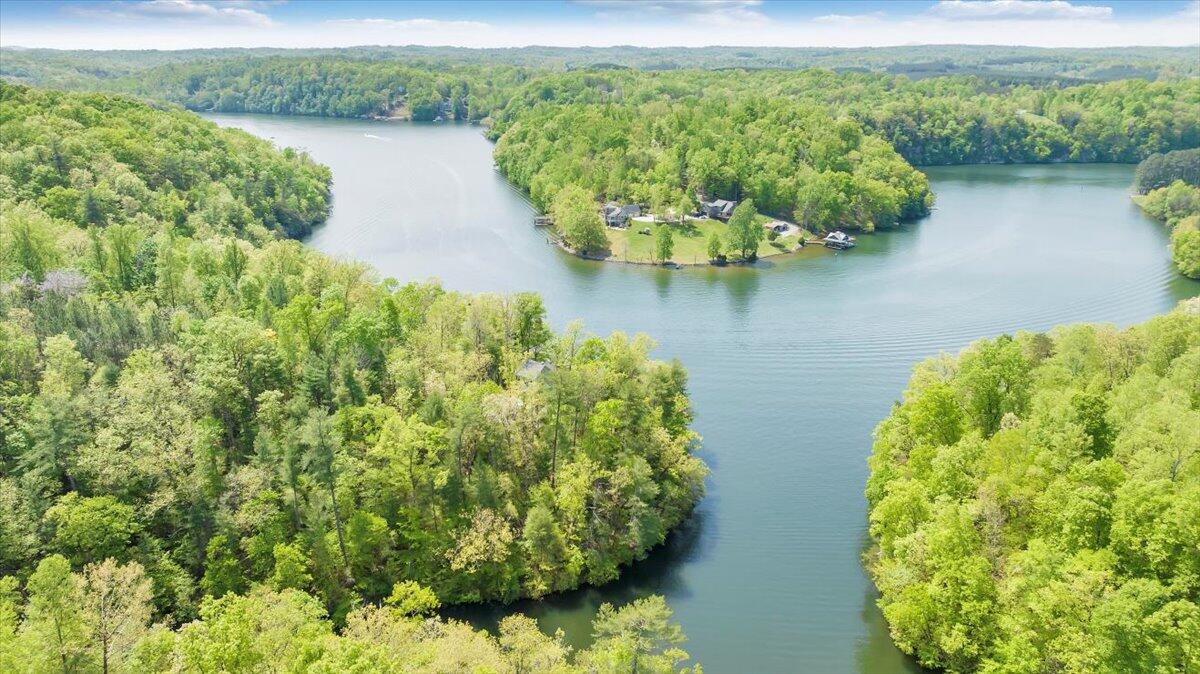 1373 Thomason Lane Goodview, VA 24095 - Photo 85 of 89 a view of a lake with a mountain in the background