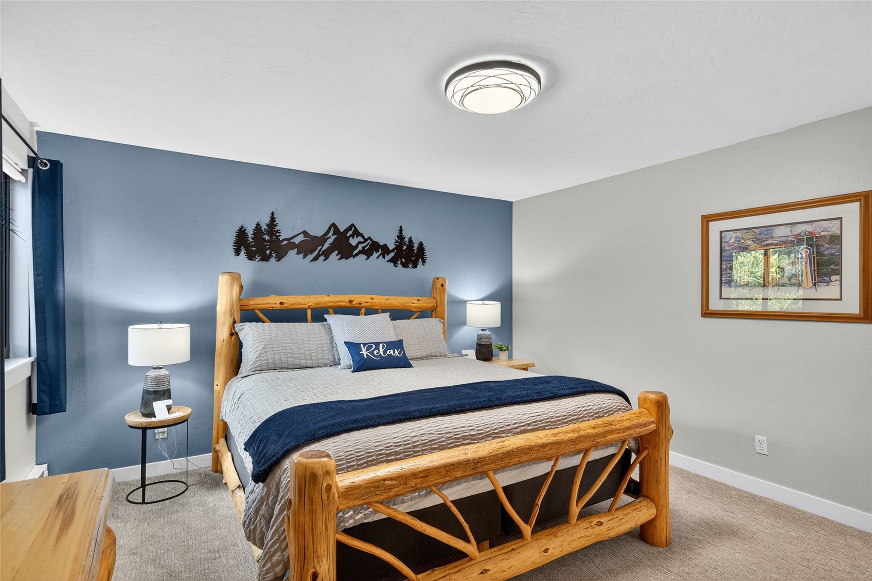 325 Four Oclock Road, Unit A301 Breckenridge, CO 80424 - Photo 25 of 41 Carpeted Master Bedroom