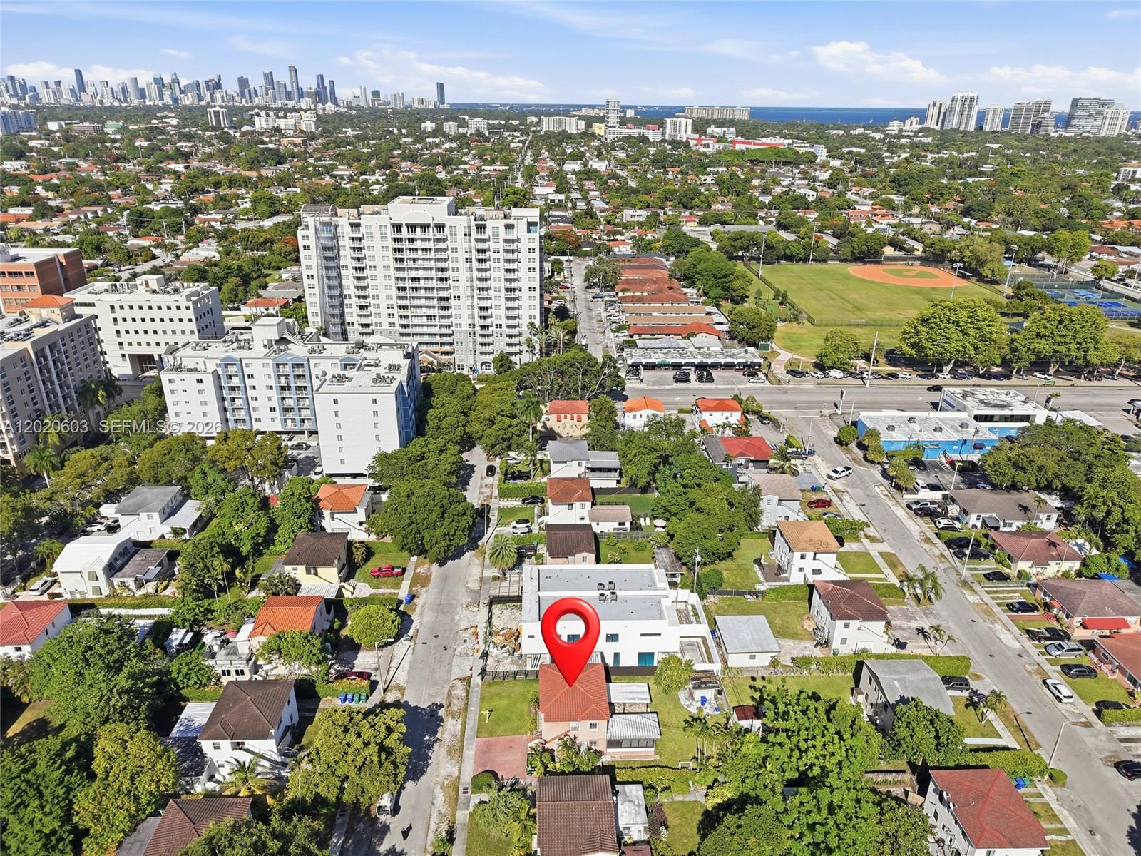 3750 Southwest 27th Street Miami, FL 33134 - Photo 36 of 41 an aerial view of city and lake