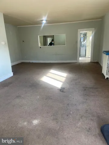 a view of a glass door