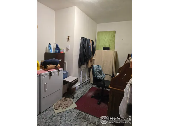 a room with storage and utility